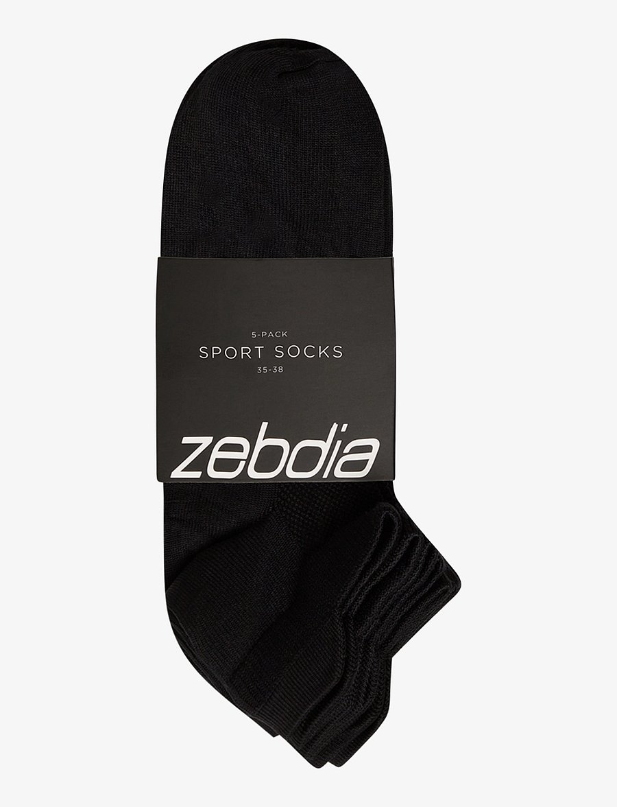 ZEBDIA - Unisex 5-Pack Running Socks - sportinės kojinės - black - 3