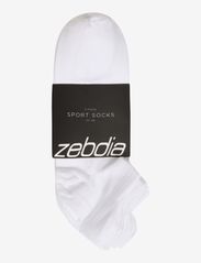 ZEBDIA - Unisex 5-Pack Running Socks - laagste prijzen - white - 3