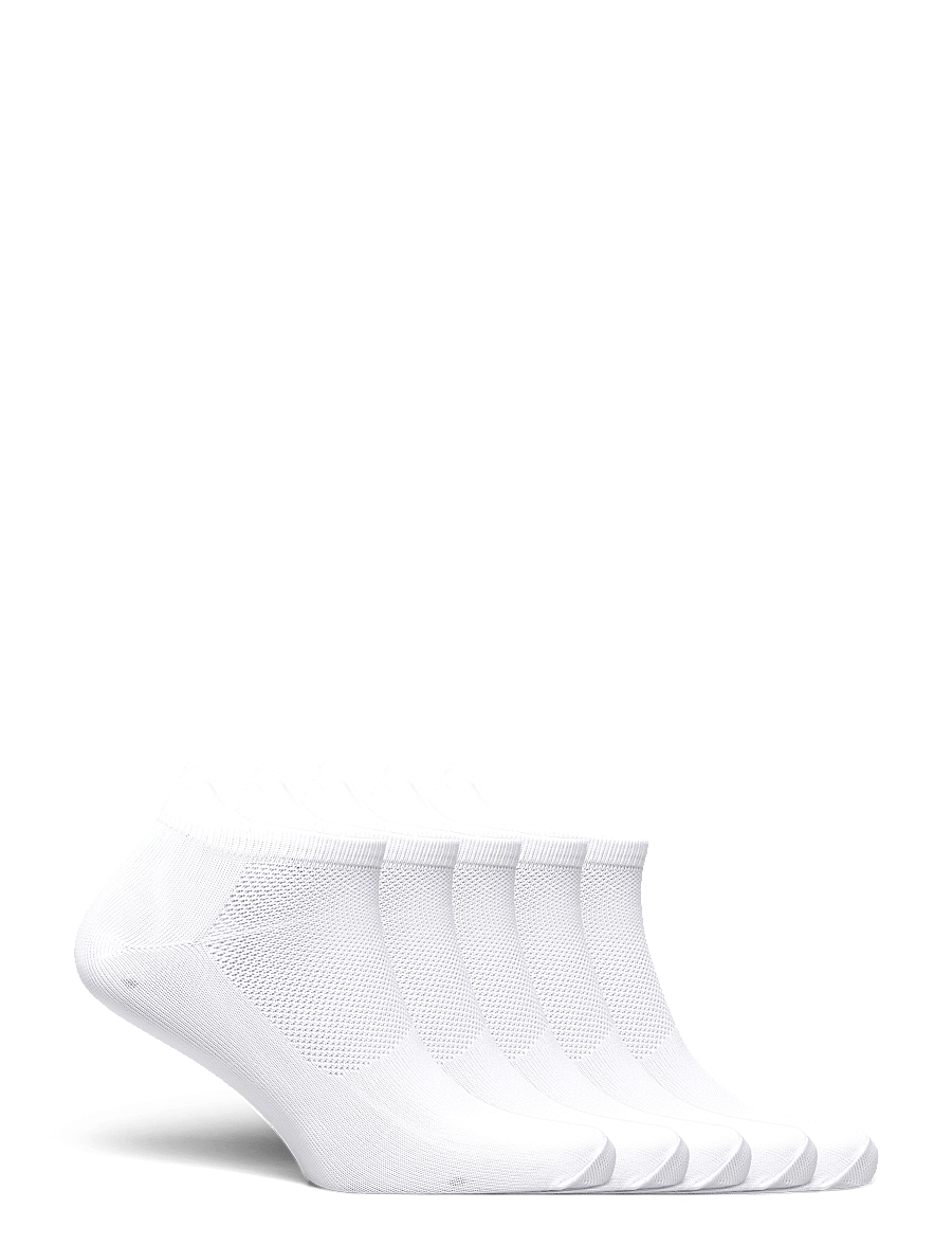 ZEBDIA - Unisex 5-Pack Running Socks - spordisokid - white - 4
