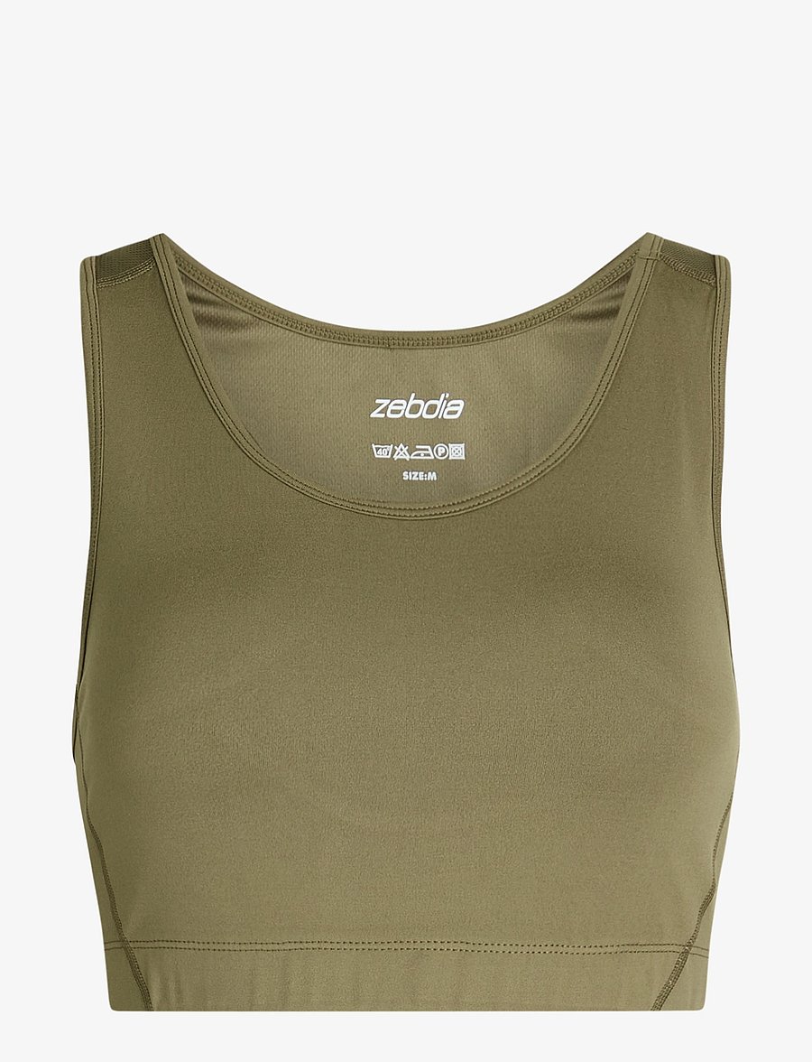 ZEBDIA - Sports Bra - låg support - army - 1