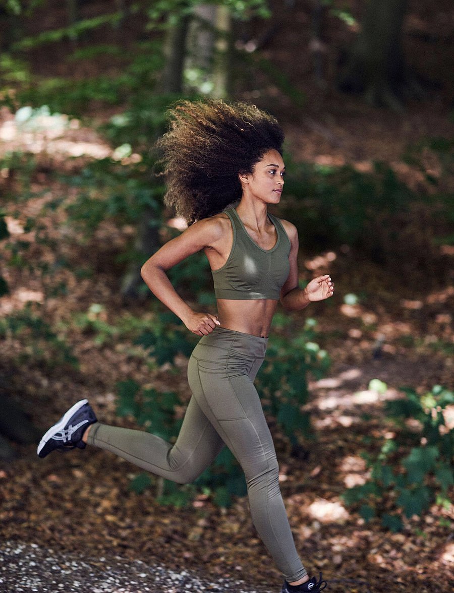 ZEBDIA - Sports Bra - låg support - army - 0