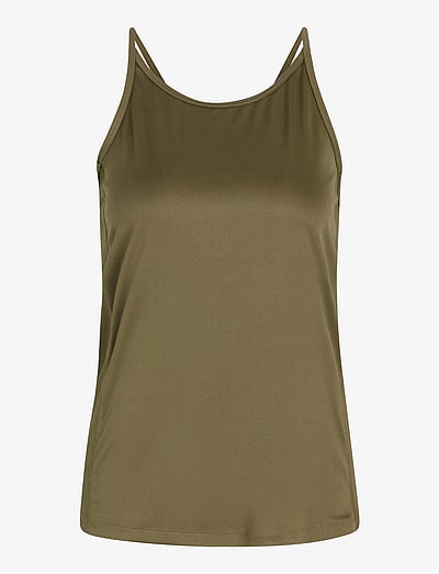 ZEBDIA Women Sports Strap Top - Kläder - ARMY / khaki/green