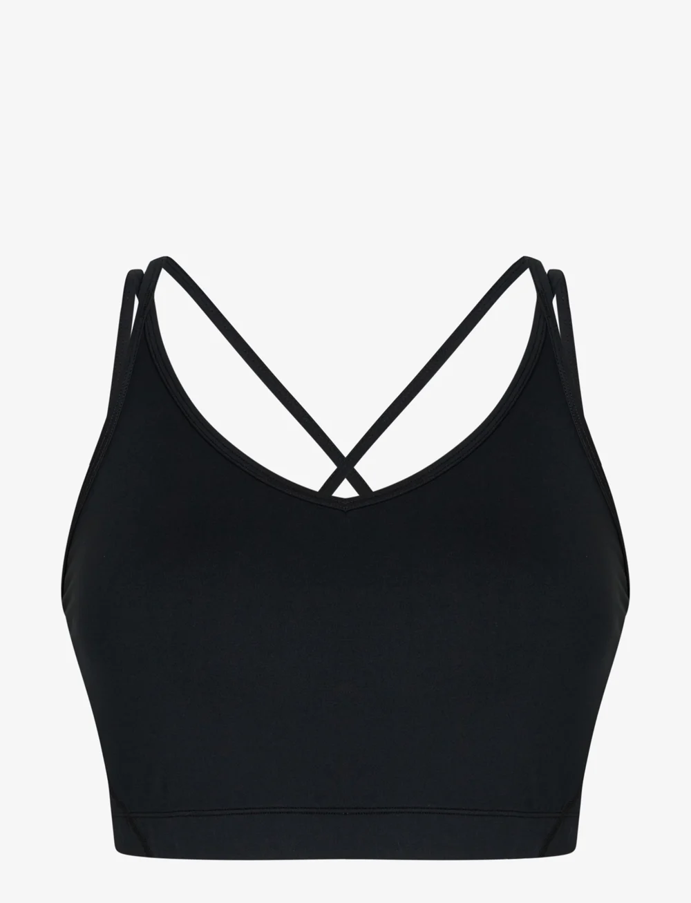 ZEBDIA - Sports Bra w./Slim Straps - lav støtte - black - 1