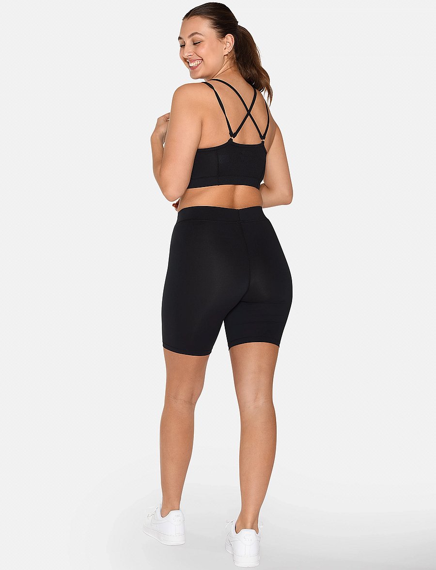 ZEBDIA - Sports Bra w./Slim Straps - leichter halt - black - 3