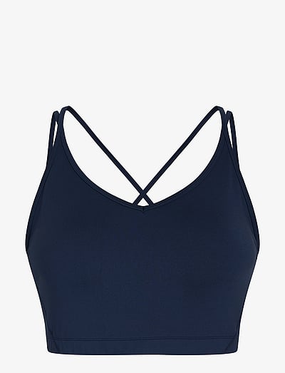 ZEBDIA Sports Bra w./Slim Straps - Kläder - NAVY / navy