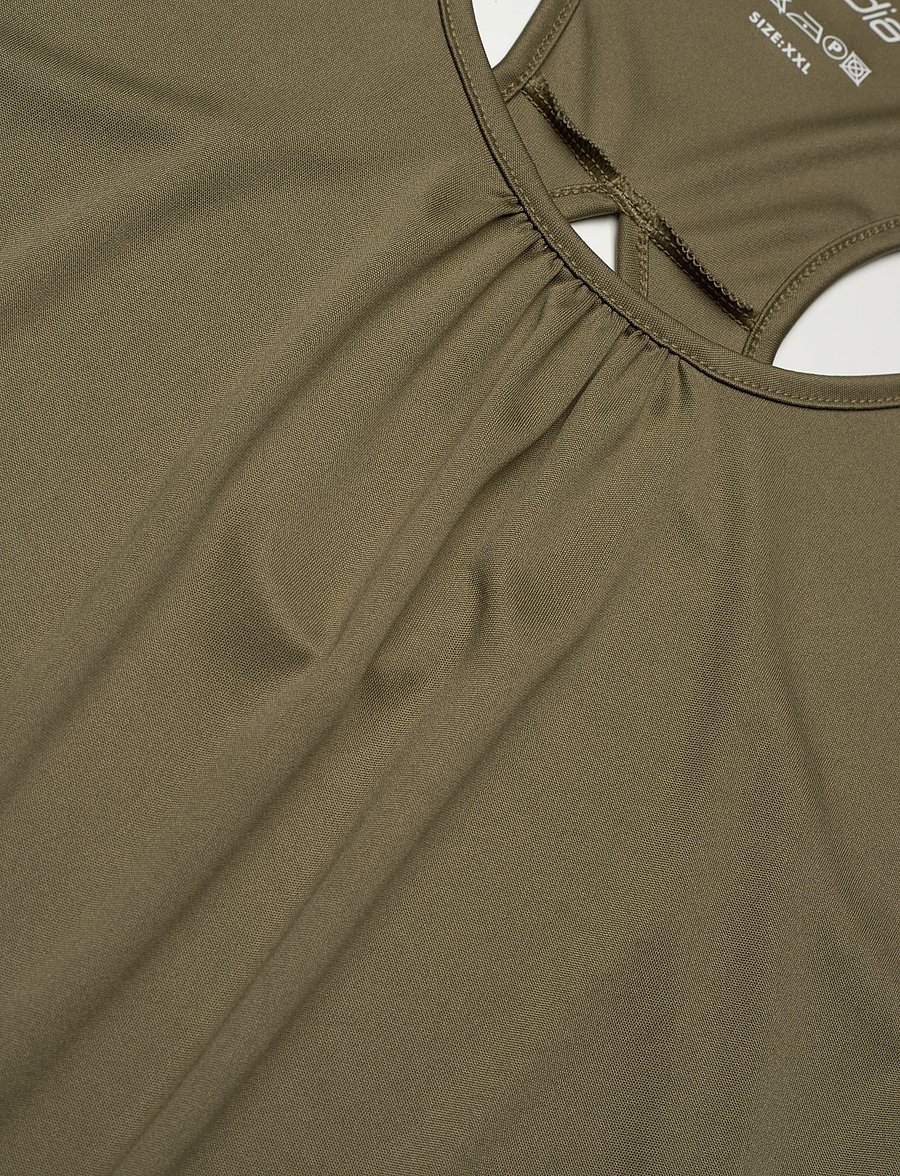ZEBDIA - Women Sports Top - débardeurs - army - 5