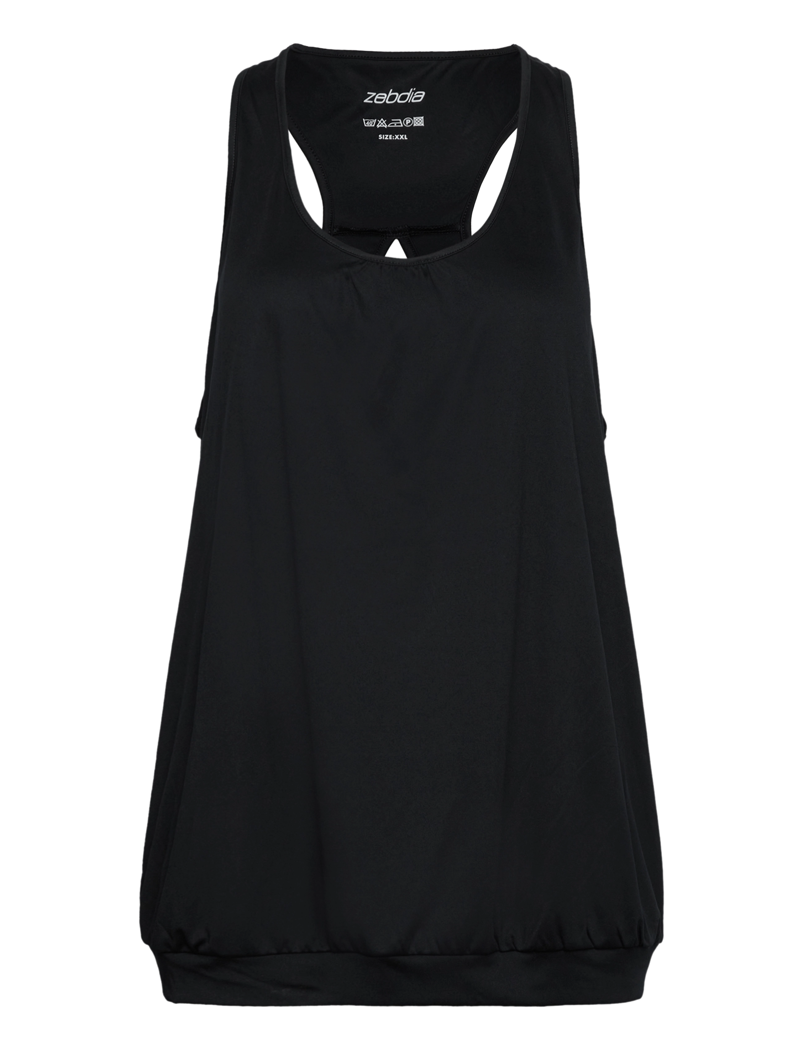 ZEBDIA Women Sports Top - ZEBDIA - BLACK / black