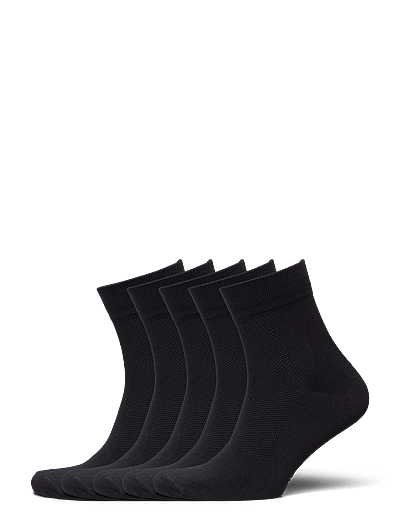 ZEBDIA 5-PK Basic Running Socks - Tøj - BLACK / black