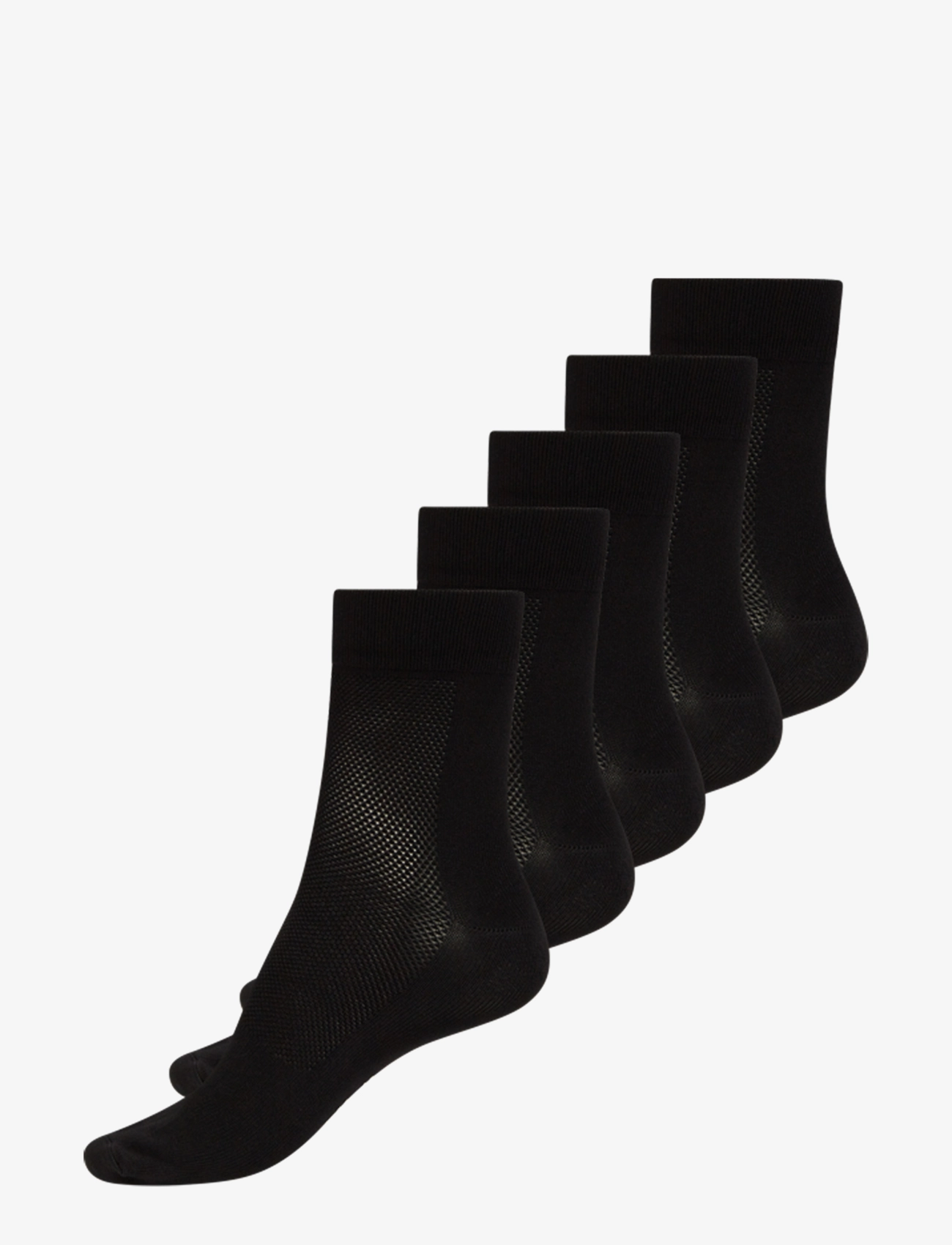 ZEBDIA - 5-PK Basic Running Socks - laveste priser - black - 1