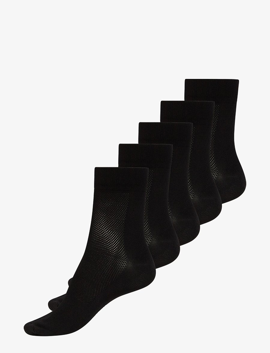 ZEBDIA - 5-PK Basic Running Socks - strümpfe - black - 1
