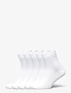 5-PK Basic Running Socks - WHITE