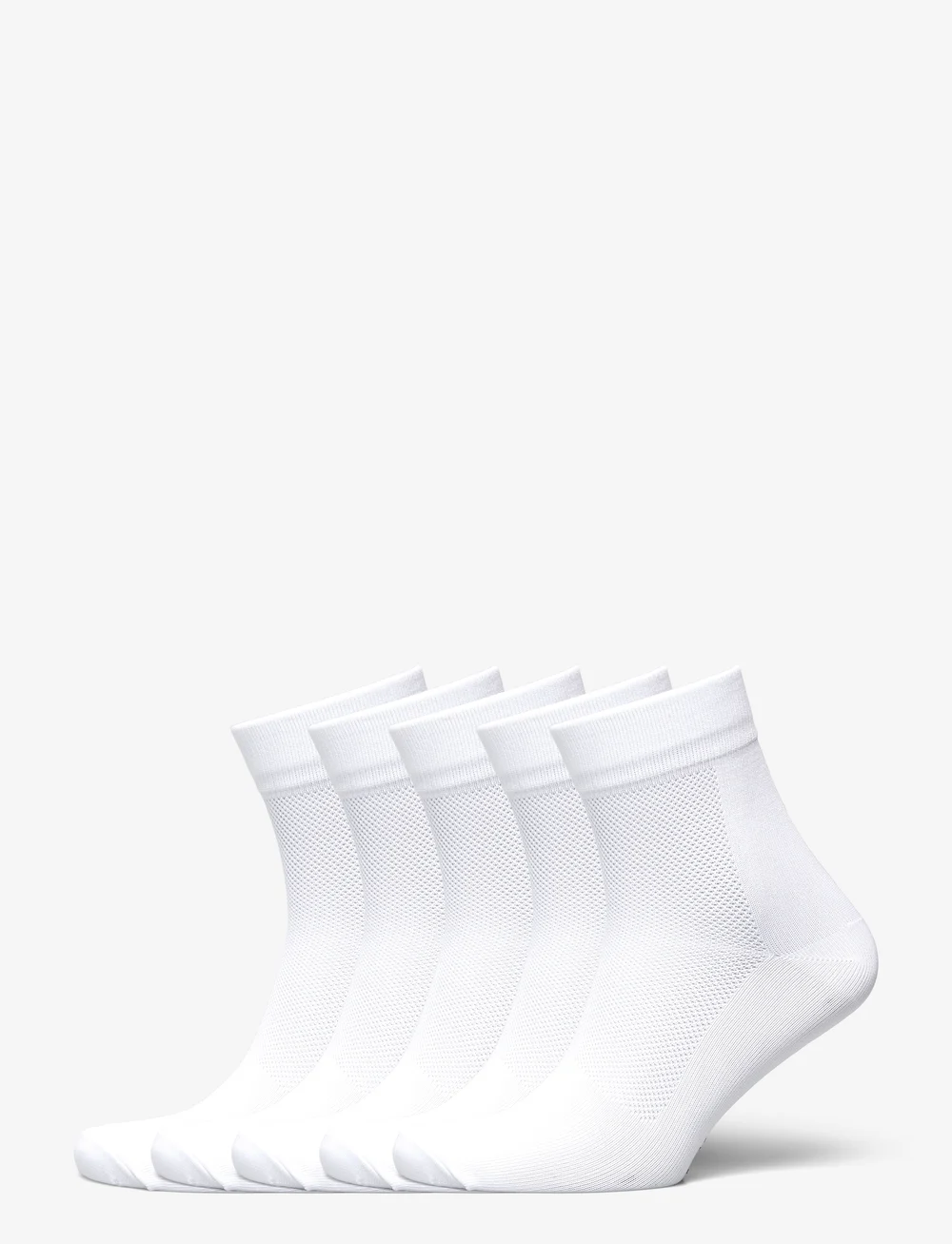 ZEBDIA - 5-PK Basic Running Socks - träningsstrumpor - white - 0