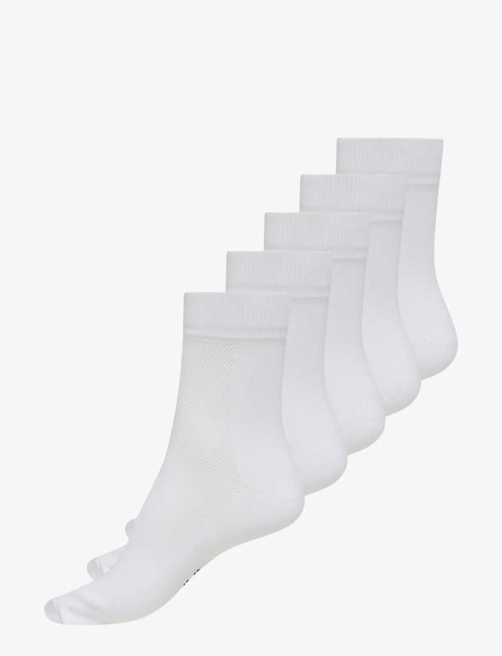 ZEBDIA - 5-PK Basic Running Socks - träningsstrumpor - white - 1