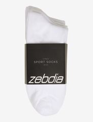 ZEBDIA - 5-PK Basic Running Socks - de laveste prisene - white - 3