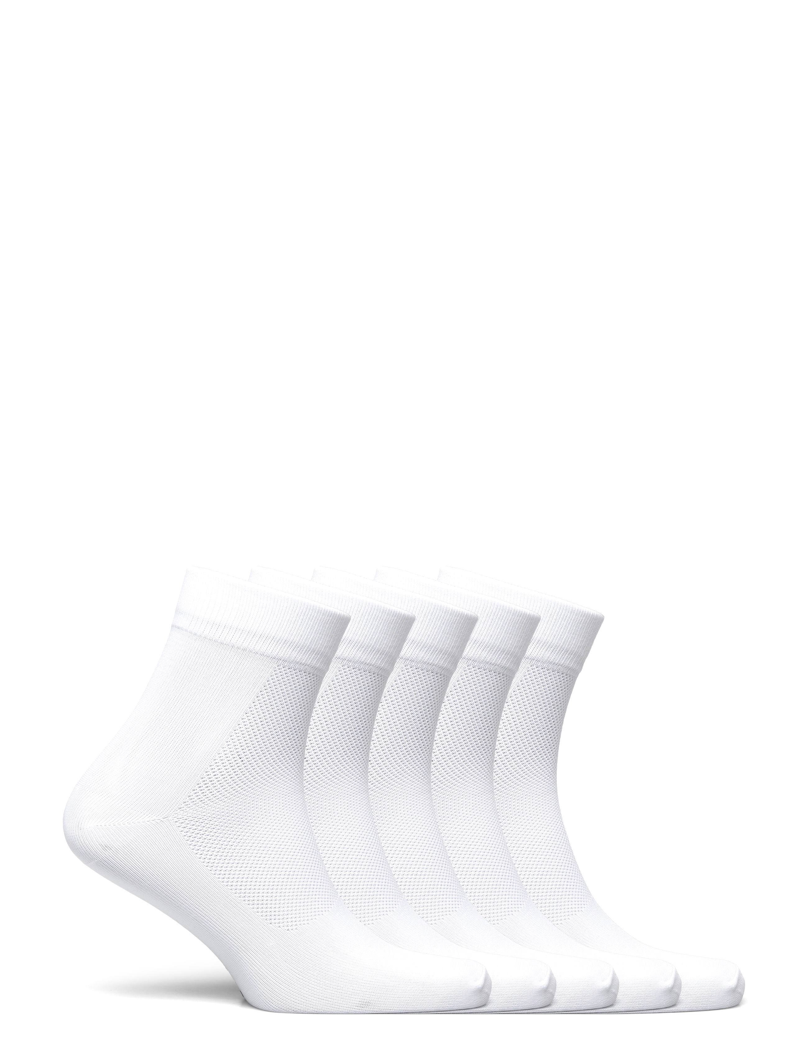 ZEBDIA - 5-PK Basic Running Socks - laveste priser - white - 4