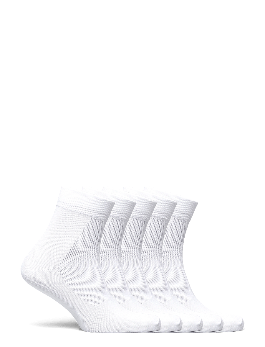 ZEBDIA - 5-PK Basic Running Socks - träningsstrumpor - white - 4