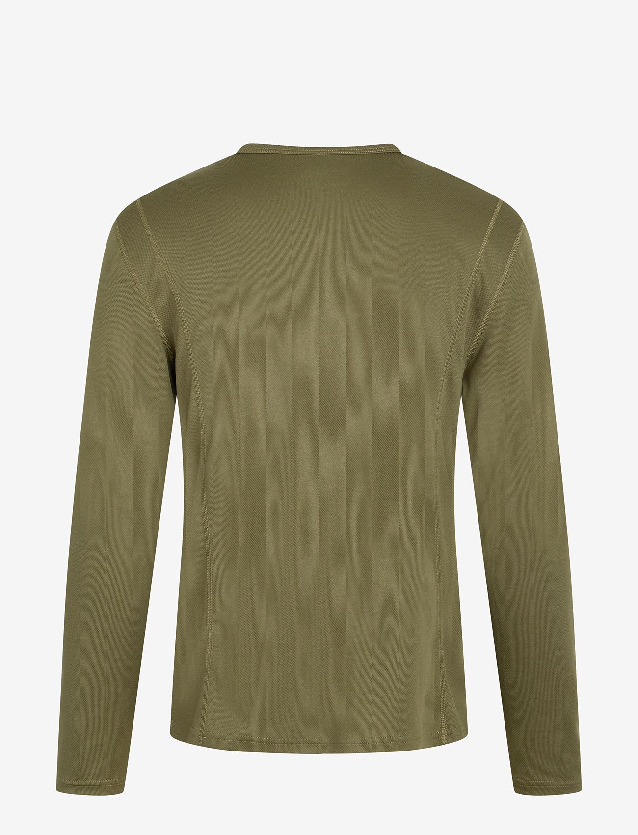ZEBDIA - Men L/S Sports Tee - toppe & t-shirts - army - 2