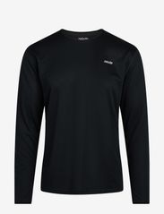 ZEBDIA - Mens Longsleeved Sports Tee - långärmade tröjor - black - 0