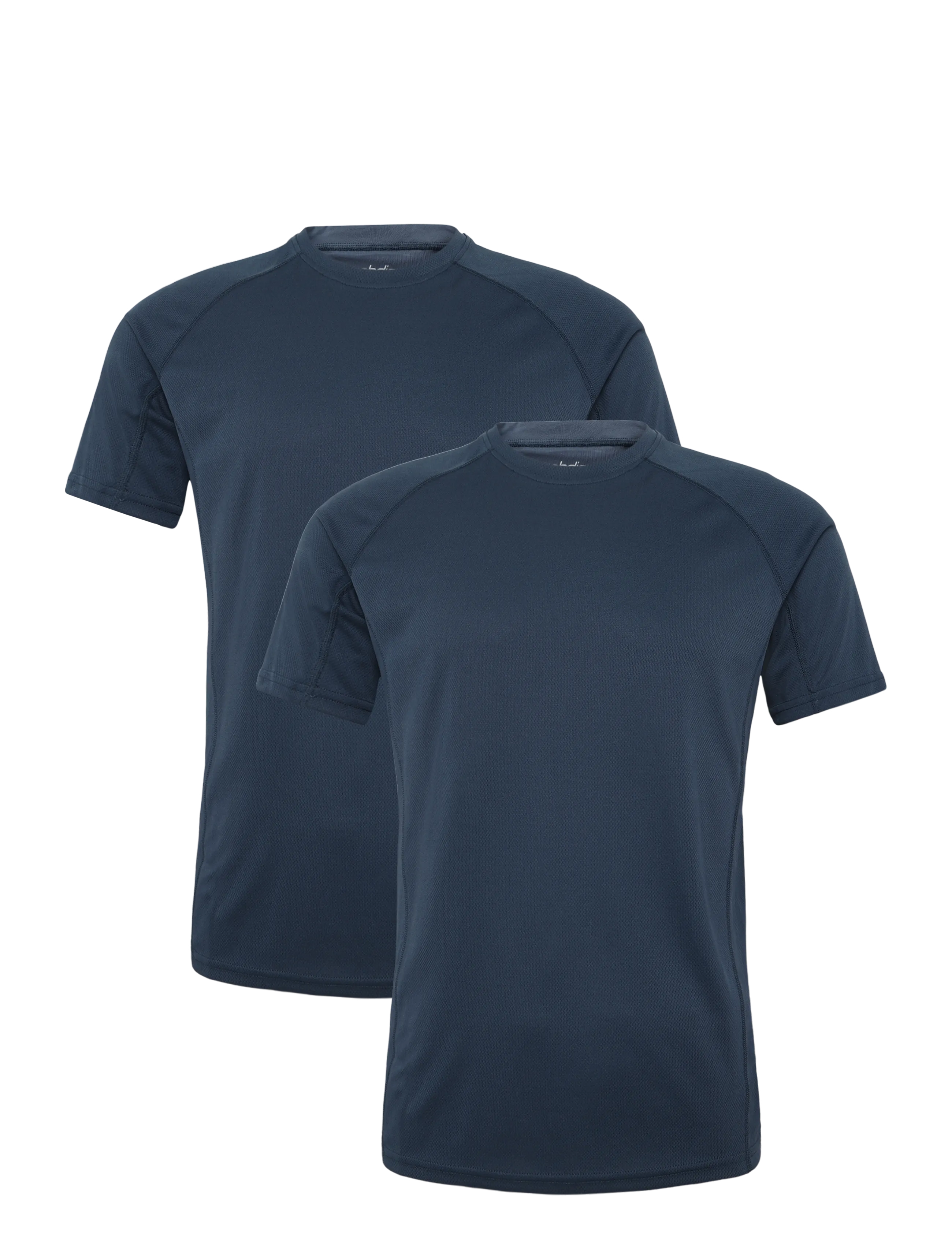 ZEBDIA Herren Sport Shortsleeved T-Shirt 2-Pack Navy - M - Herren