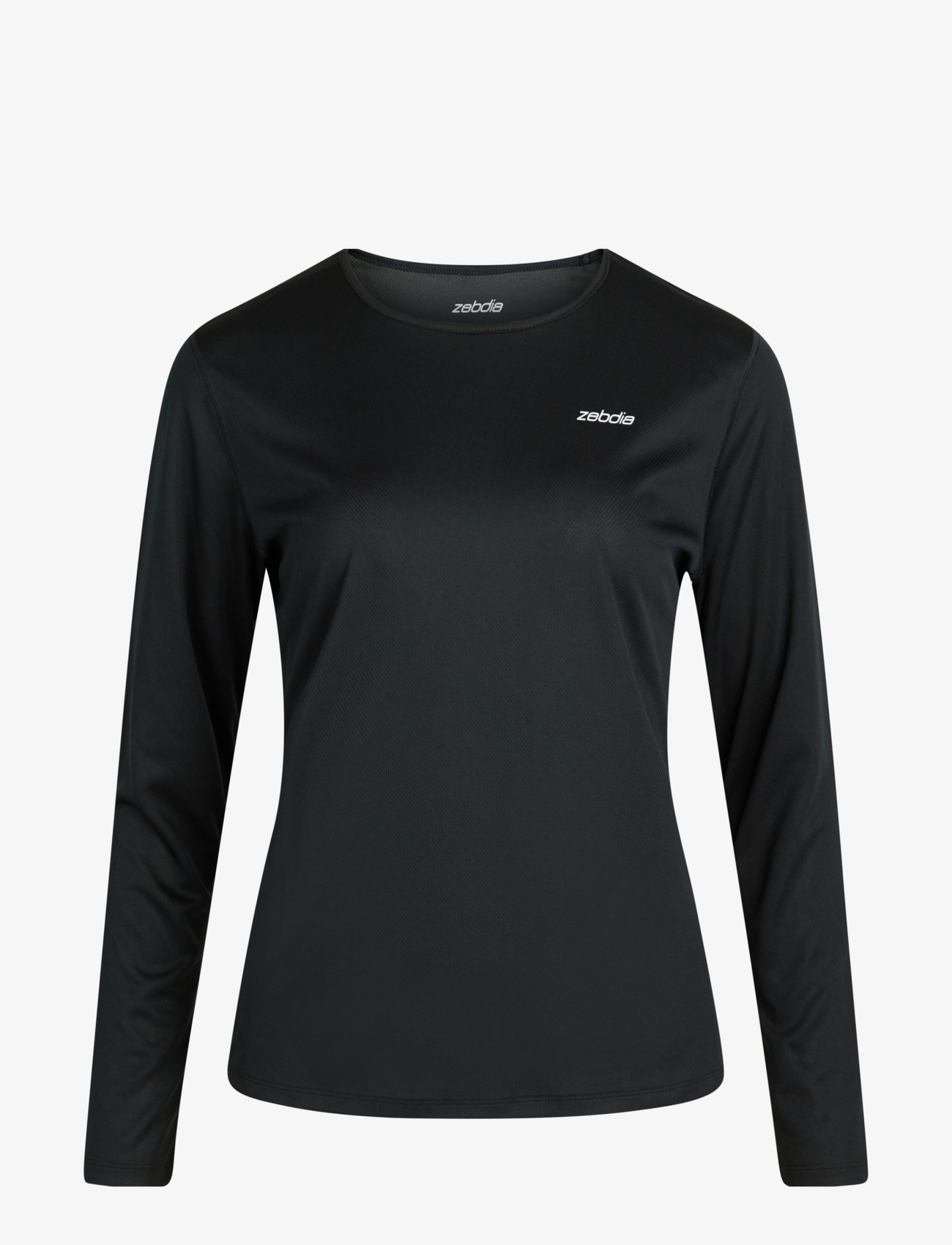 ZEBDIA Women longsleeved Sports Tee - ZEBDIA - BLACK / black