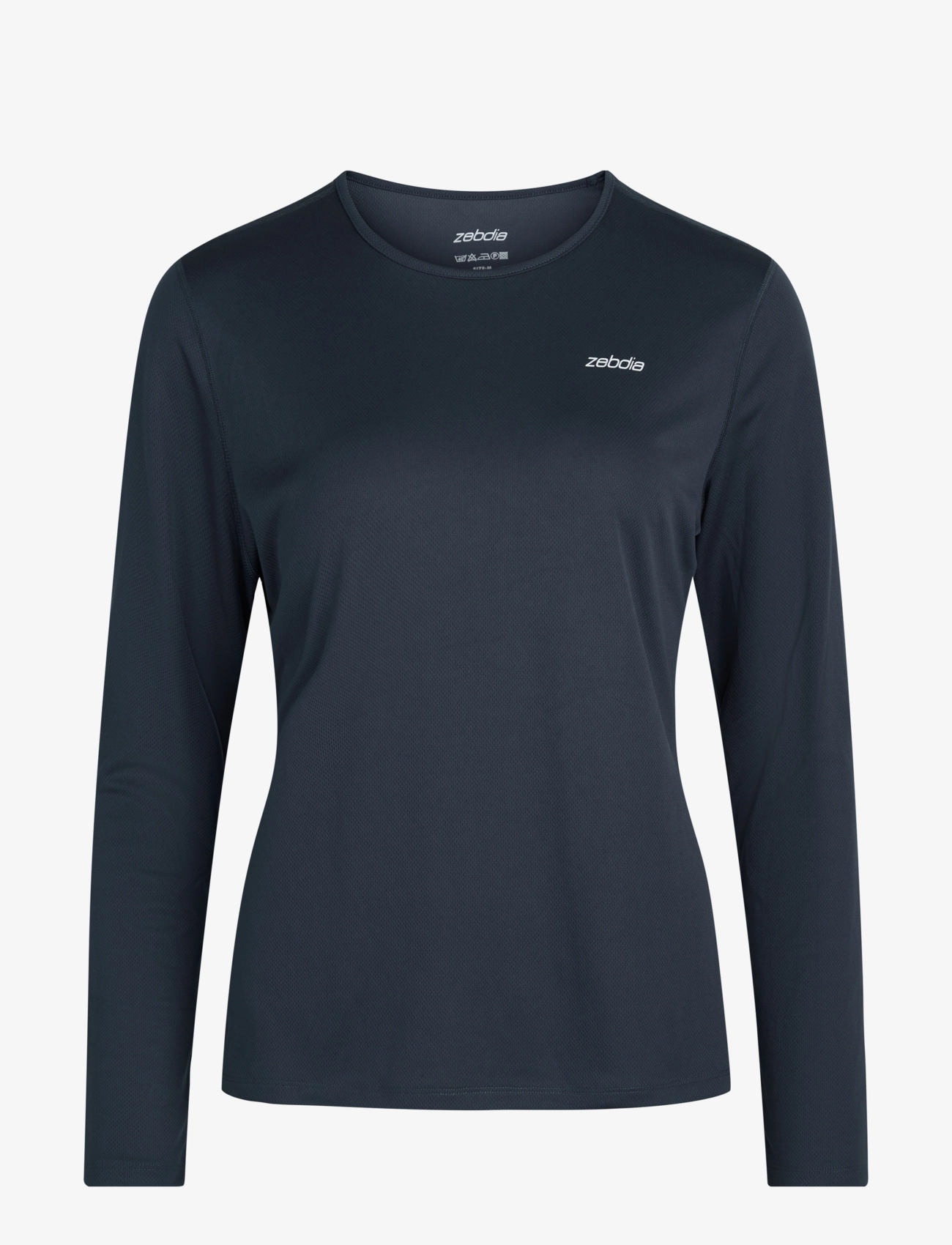 ZEBDIA Women longsleeved Sports Tee - ZEBDIA - NAVY / navy