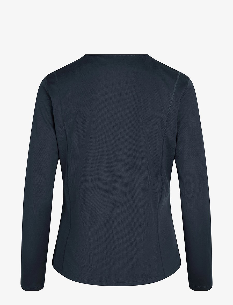 ZEBDIA - Women longsleeved Sports Tee - tops & t-shirts - navy - 2