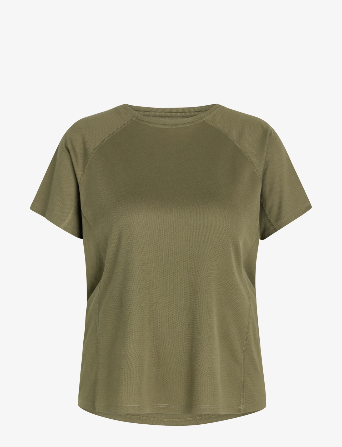 ZEBDIA Women Sports T-Shirt, M, Khaki green, T-Shirts & Toppe > Kortærmede, Dame