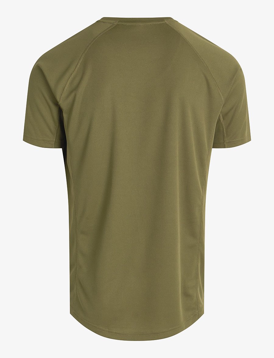 ZEBDIA - Men Sports S/S T-Shirt - oberteile & t-shirts - army - 1