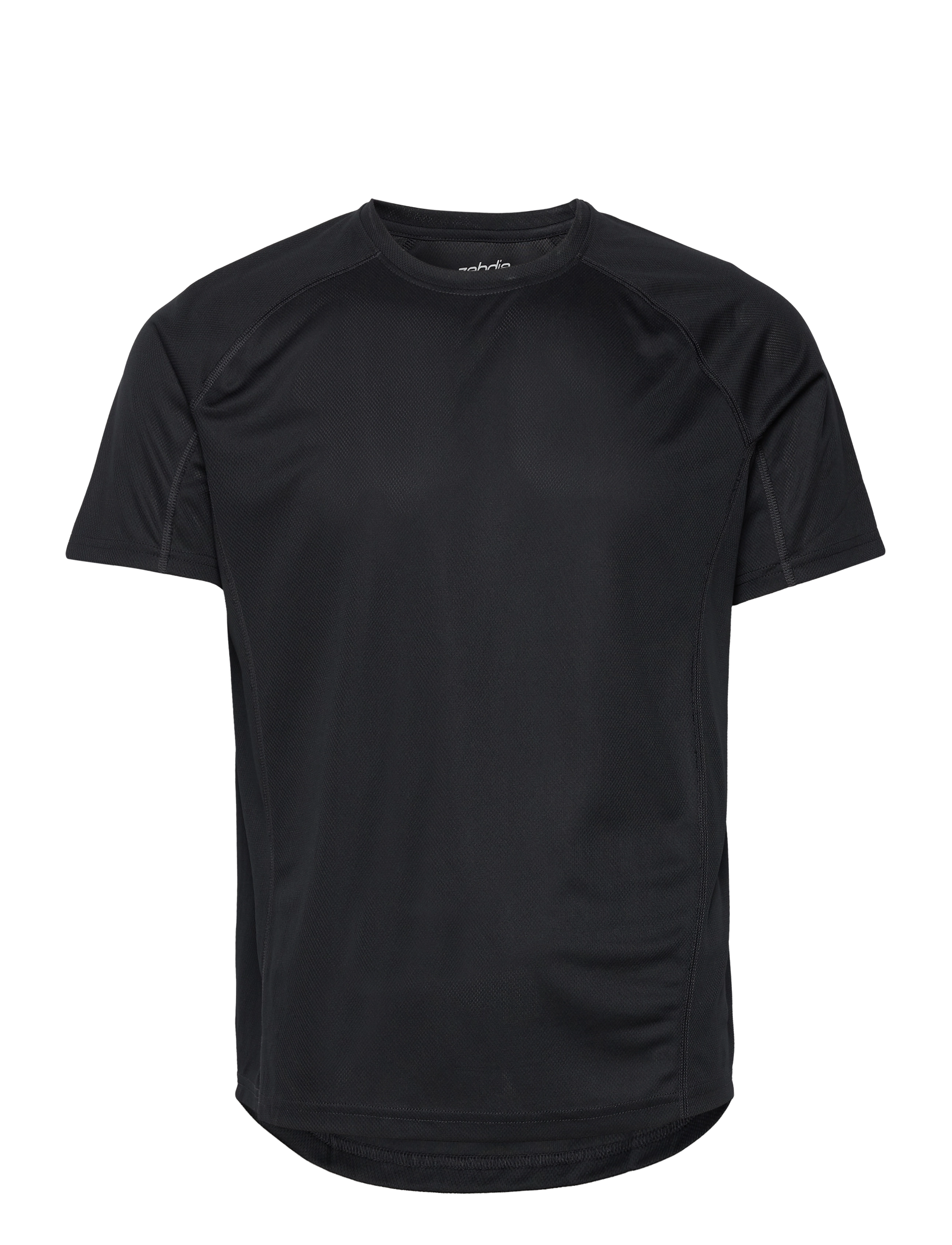 ZEBDIA Men Sports S/S T-Shirt, L, T-shirts, Schwarz - Short-sleeved, Männerswear