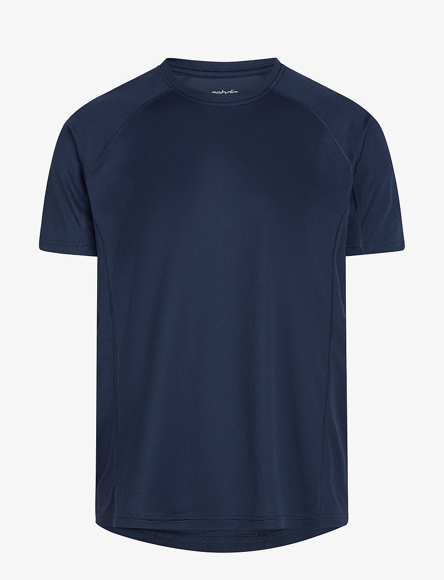 ZEBDIA - Men Sports S/S T-Shirt - tops & t-shirts - navy - 0