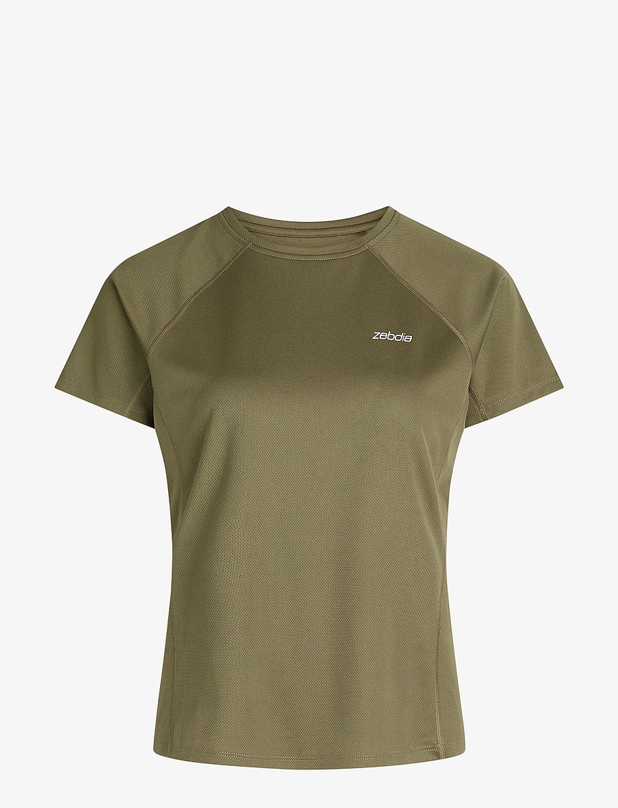 ZEBDIA - Men Sports T-Shirt/Chest Print - tops & t-shirts - army - 1