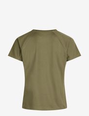 ZEBDIA - Women Sports T-Shirt with Chest Print - topper & t-skjorter - army - 1