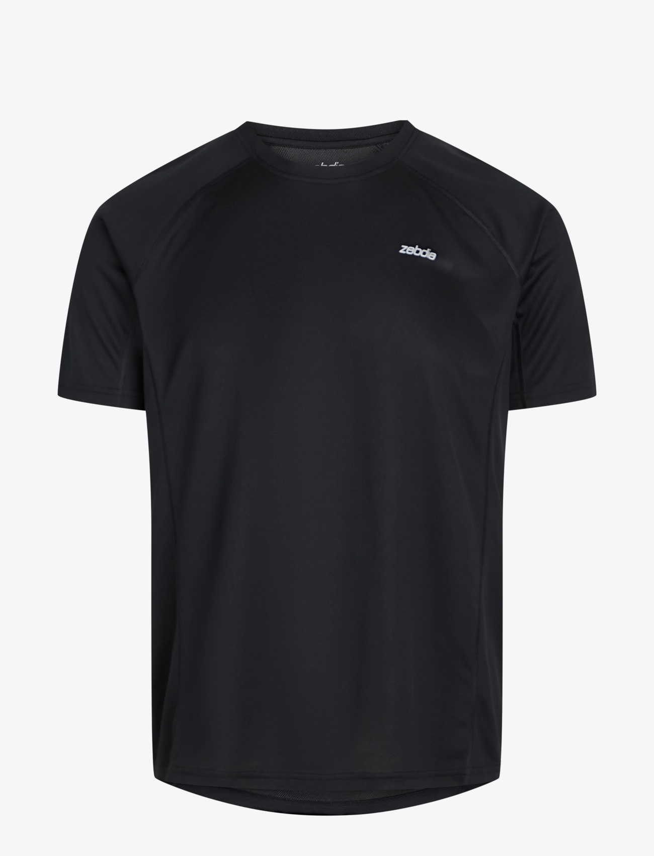 ZEBDIA Men Sports T-Shirt/Chest Print - ZEBDIA - BLACK / black