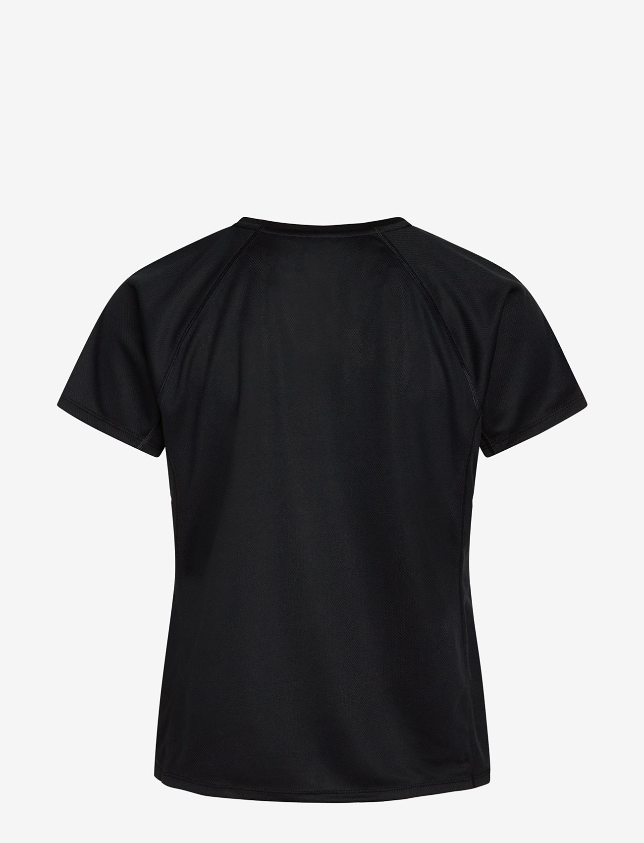 ZEBDIA - Women Sports T-Shirt with Chest Print - t-shirts - black - 1
