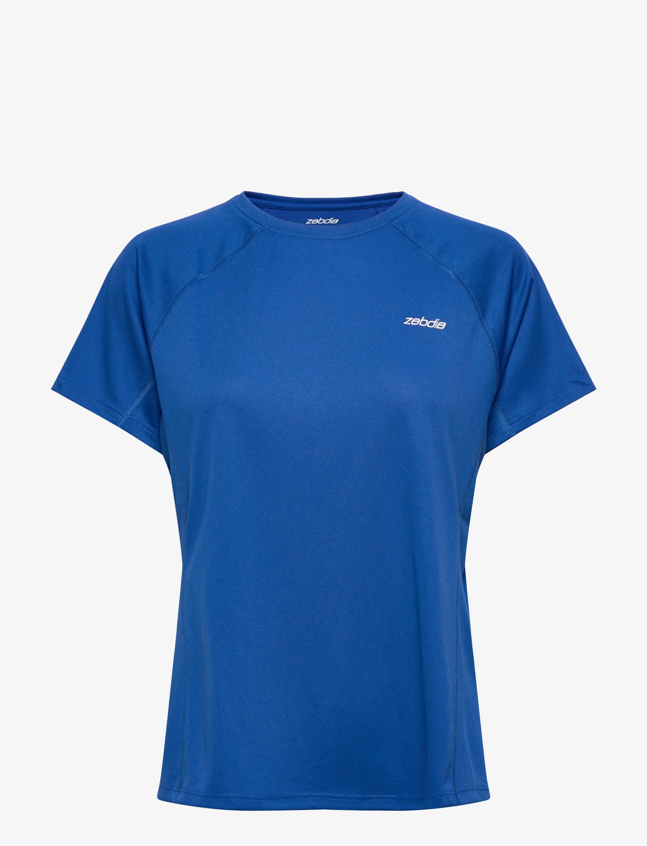 ZEBDIA - Women Sports T-Shirt with Chest Print - t-shirts - cobalt - 0