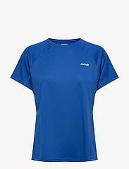 ZEBDIA - Women Sports T-Shirt with Chest Print - t-shirts - cobalt - 0