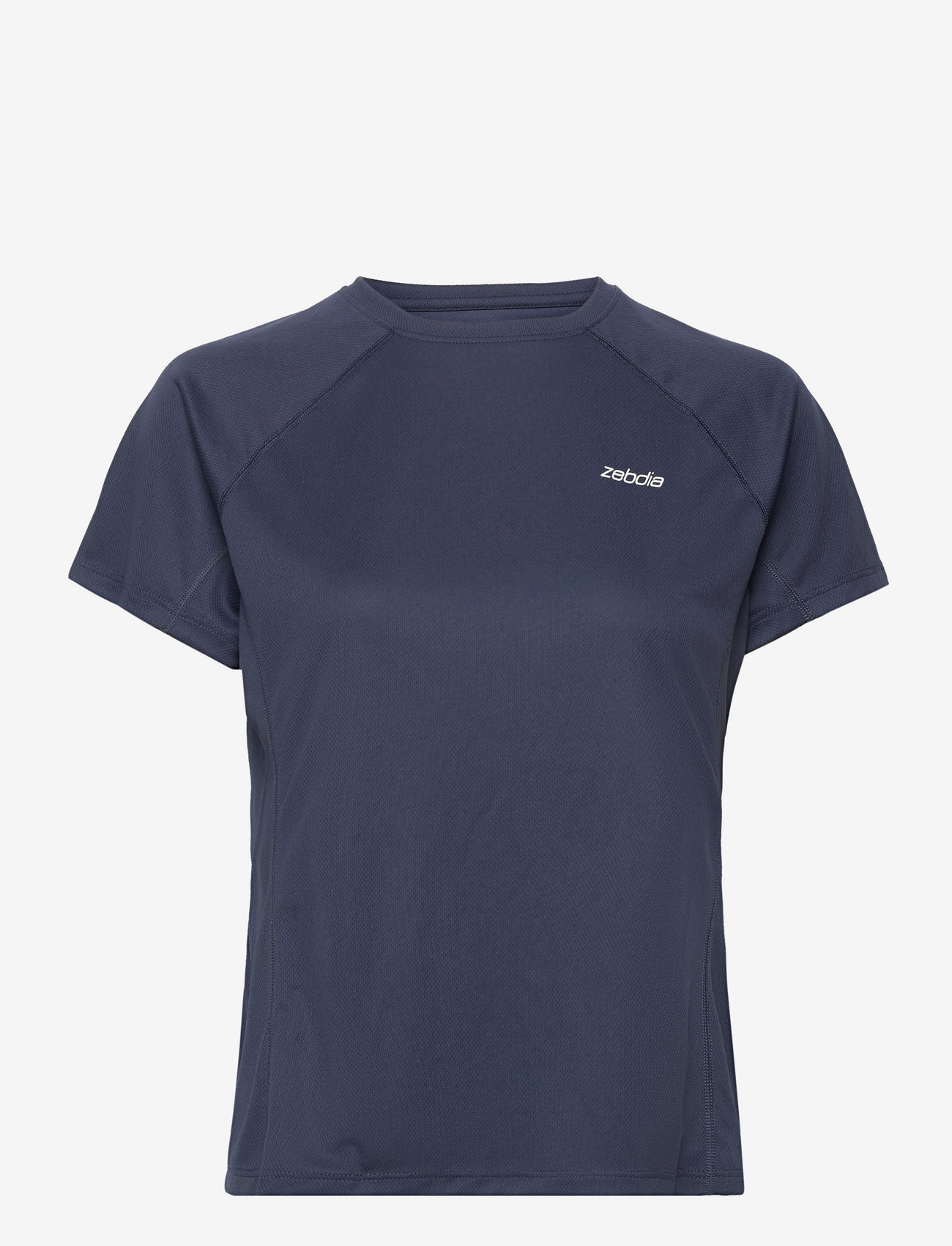 ZEBDIA - Women Sports T-Shirt with Chest Print - topit & t-paidat - navy - 0