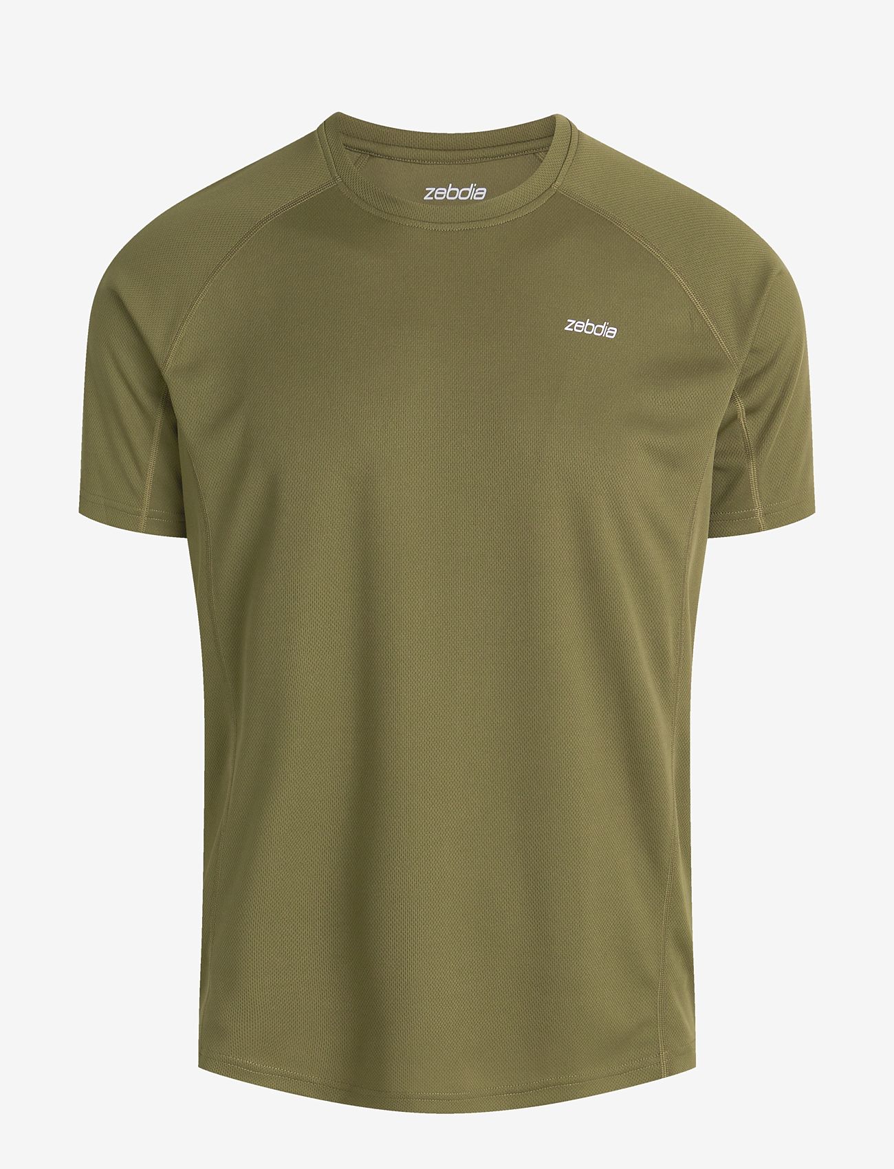 ZEBDIA - Men Sports T-Shirt/Chest Print - t-shirts - army - 1