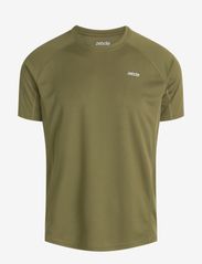 ZEBDIA - Mens Sports T-Shirt with Chest Print - laveste priser - army - 0