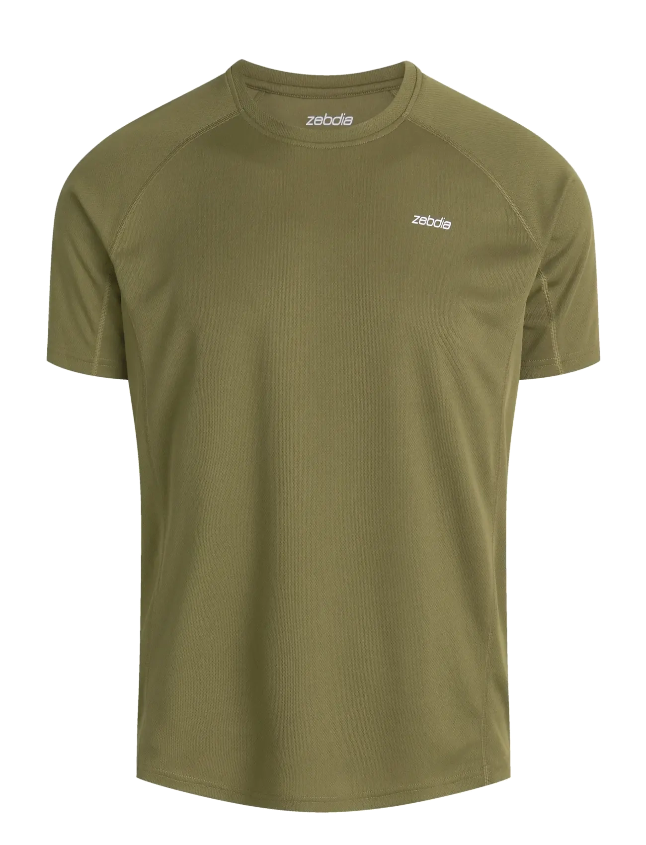 ZEBDIA Men Sports T-Shirt/Chest Print - ZEBDIA - ARMY / khaki/green