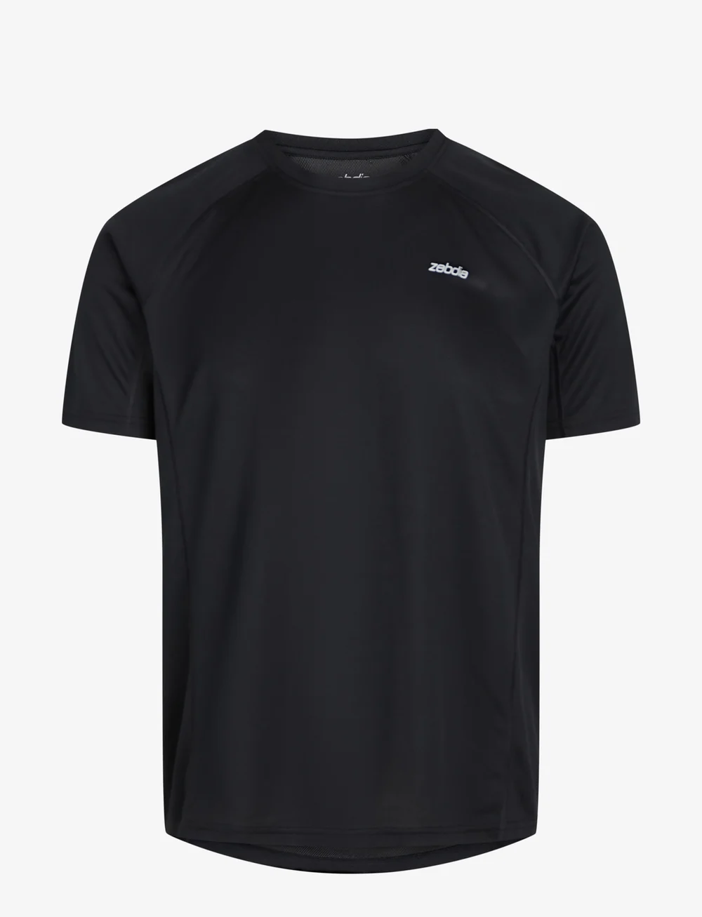 ZEBDIA - Men Sports T-Shirt/Chest Print - topper & t-skjorter - black - 0