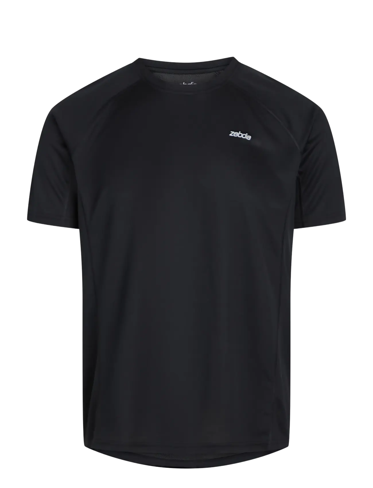 ZEBDIA - Men Sports T-Shirt/Chest Print 2-Pack - t-shirts - black - 2