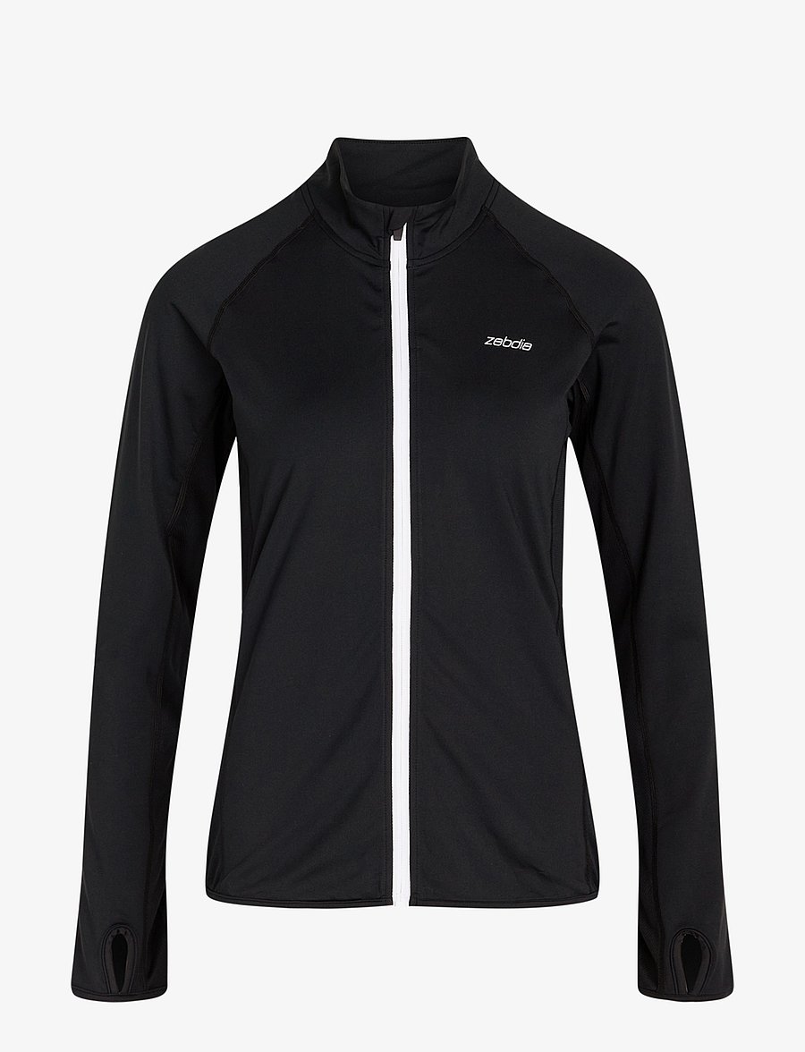 ZEBDIA - Womens Sports Jacket - løpejakker - black - 1