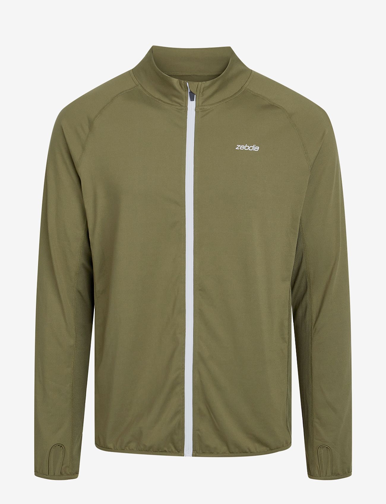 ZEBDIA Mens Sports Jacket - Fleece - ARMY / khaki/green