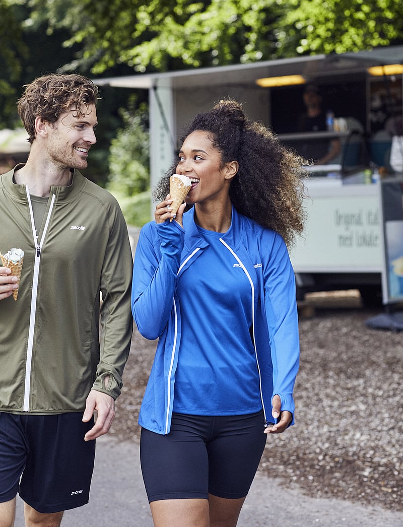 ZEBDIA - Mens Sports Jacket - fleece og mellemlag - army - 2