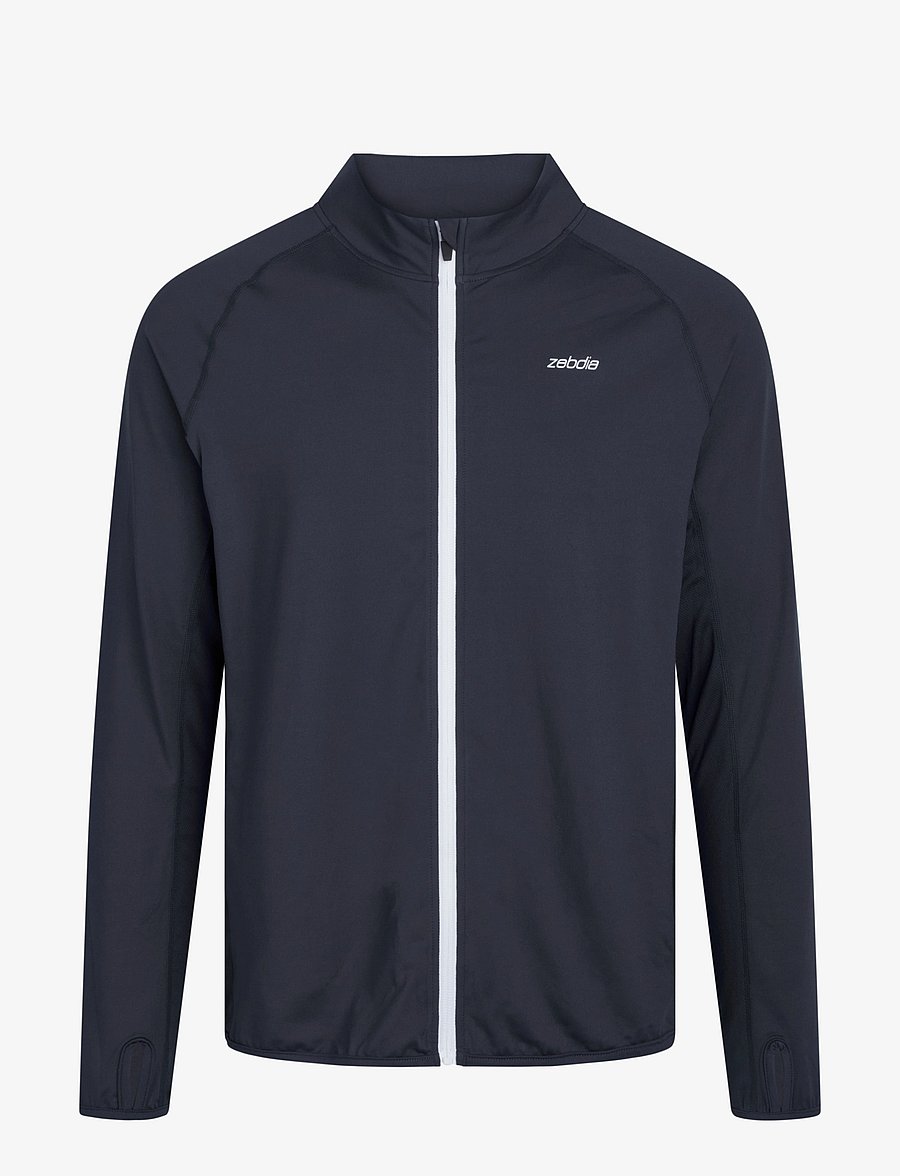 ZEBDIA - Mens Sports Jacket - fleece & mellanlager - navy - 0