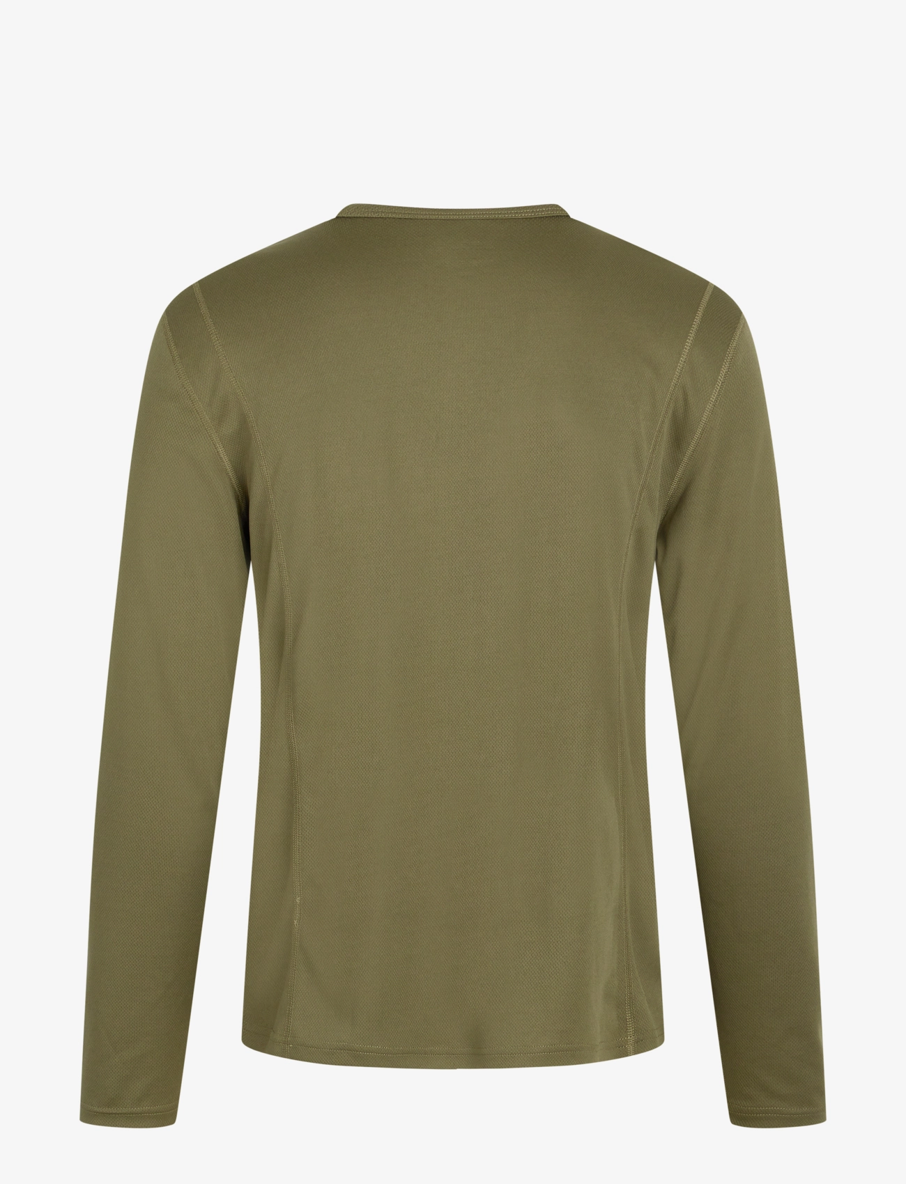 ZEBDIA - Men L/S Sports Tee - langarmshirts - army - 2