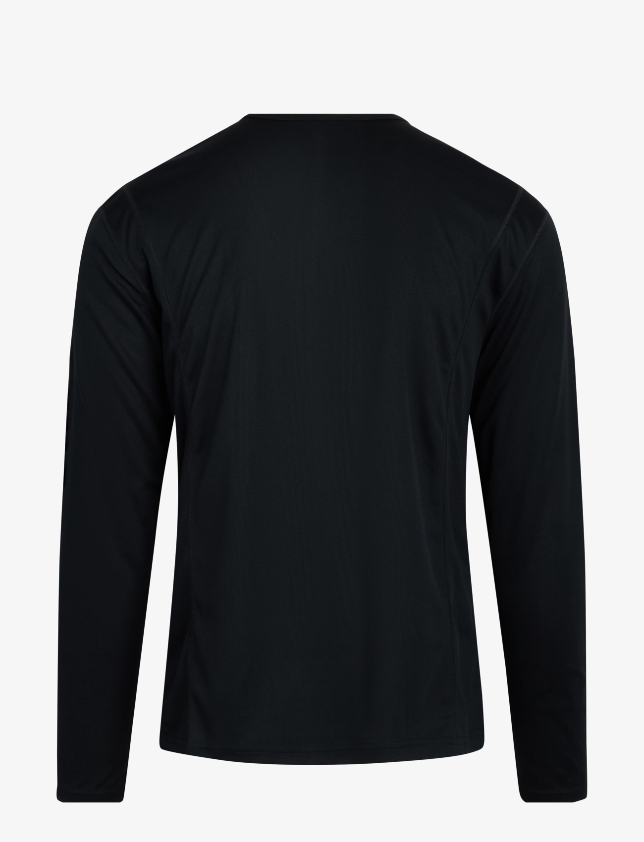 ZEBDIA - Men L/S Sports Tee - longsleeved tops - black - 2
