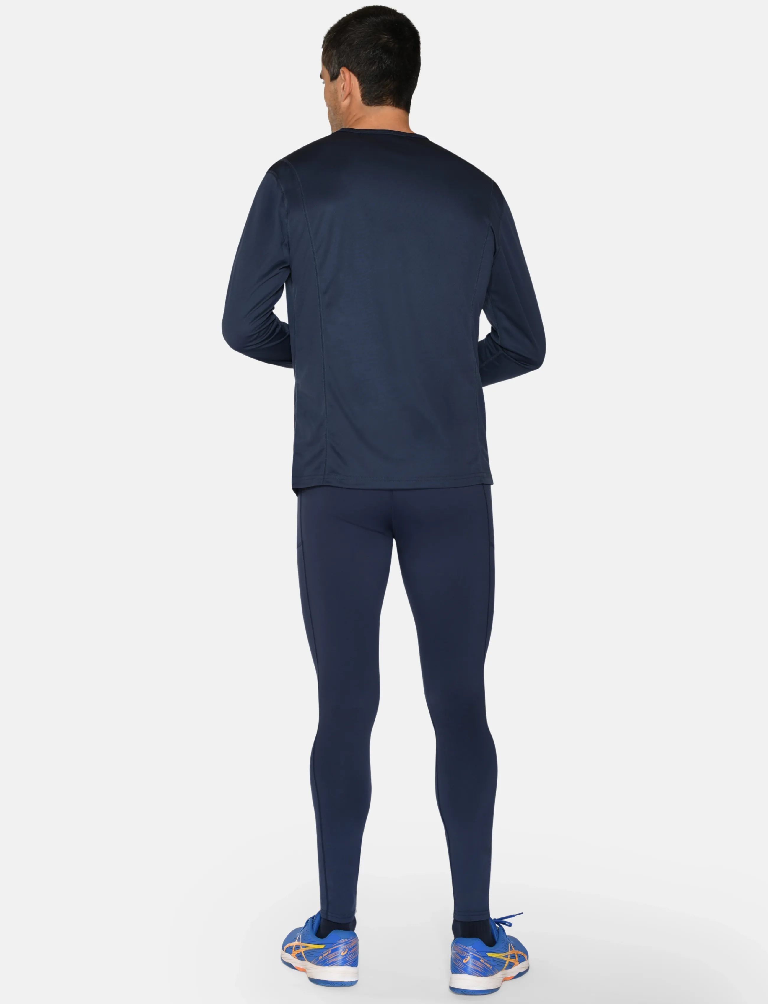 ZEBDIA - Men Longsleeved Sports Tee 2-Pack - langærmede overdele - navy - 3