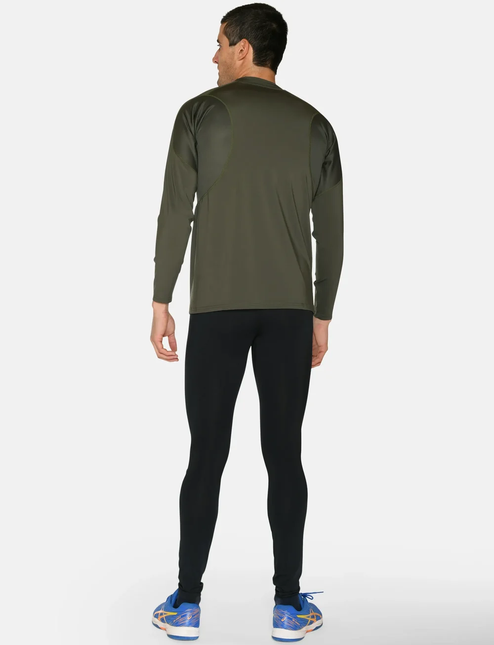ZEBDIA - Men L/S Baselayer - underställströjor - dark army - 3